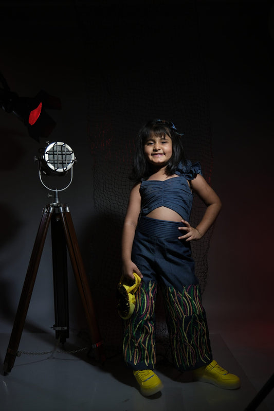 Denim Dream Co-Ord Set for Girls